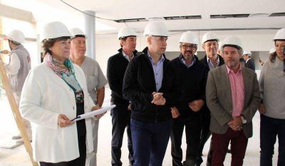 Larreta visit� obras del Hospital Cecilia Grierson