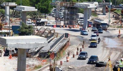 Contin�an los trabajos en el Distribuidor Dellepiane