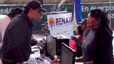 RENATEA registr� m�s de 700 trabajadores en la Colonia