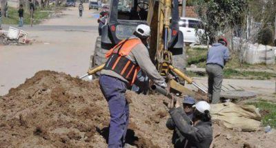  Agua Potable: avanza la extensi�n de la red en Nueva Pompeya