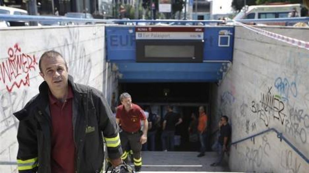 Chocan dos trenes en el metro de Roma: hay 12 heridos