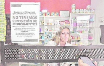 Angustia en farmacias por falta de reposici�n de medicamentos