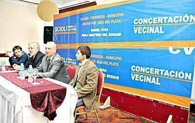 En apoyo a la candidatura de Scioli, relanzaron la Concertaci�n Vecinal