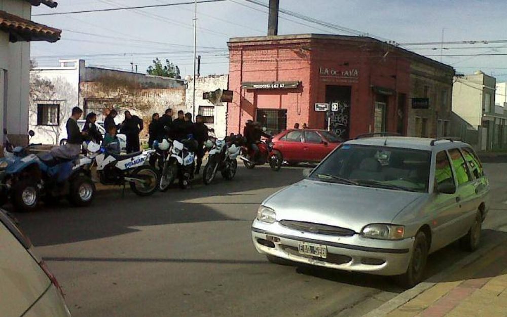 Motopolic�a result� lesionado en accidente de tr�nsito
