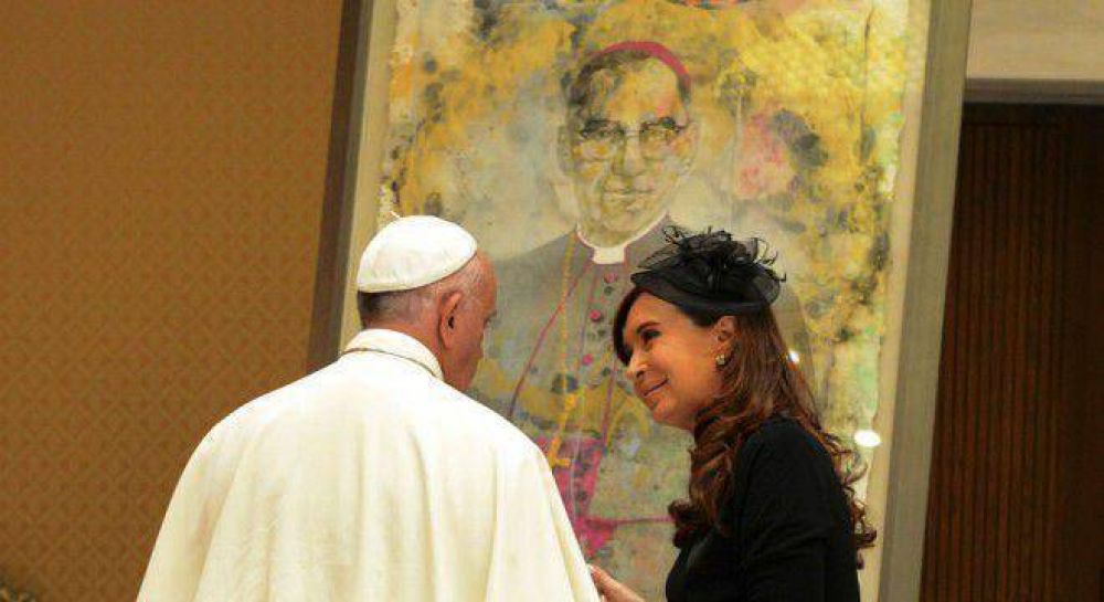 Cristina insinu que competir por el Mercosur tras ver al Papa