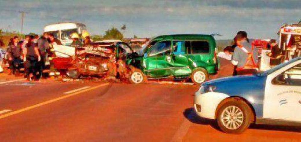 Ocho personas murieron entre s�bado y domingo en distintos accidentes