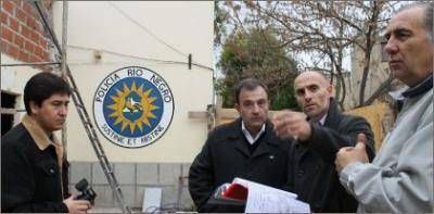 En campa�a, Pesatti recorri� obras de Viedma
