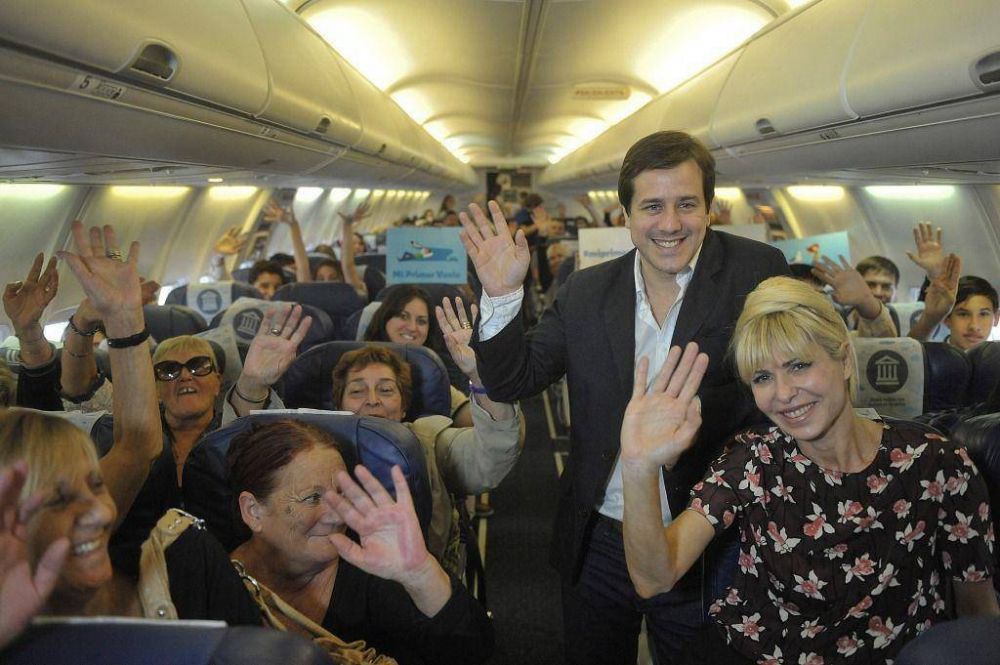 En campa�a, Recalde y Rabolini volaron juntos