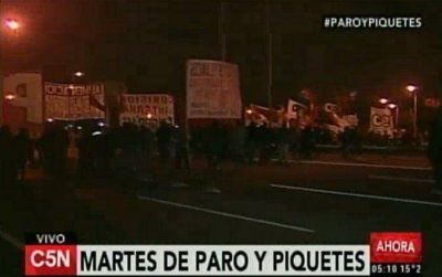 Desde las 5 hay corte total en Panamericana y Puente Pueyrred�n