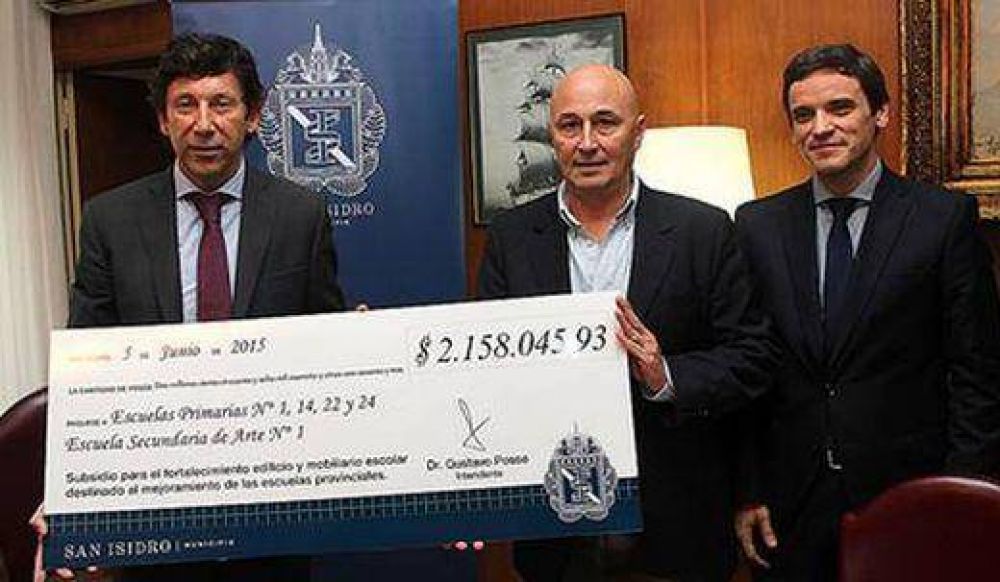 Nuevo subsidio para escuelas provinciales de San Isidro
