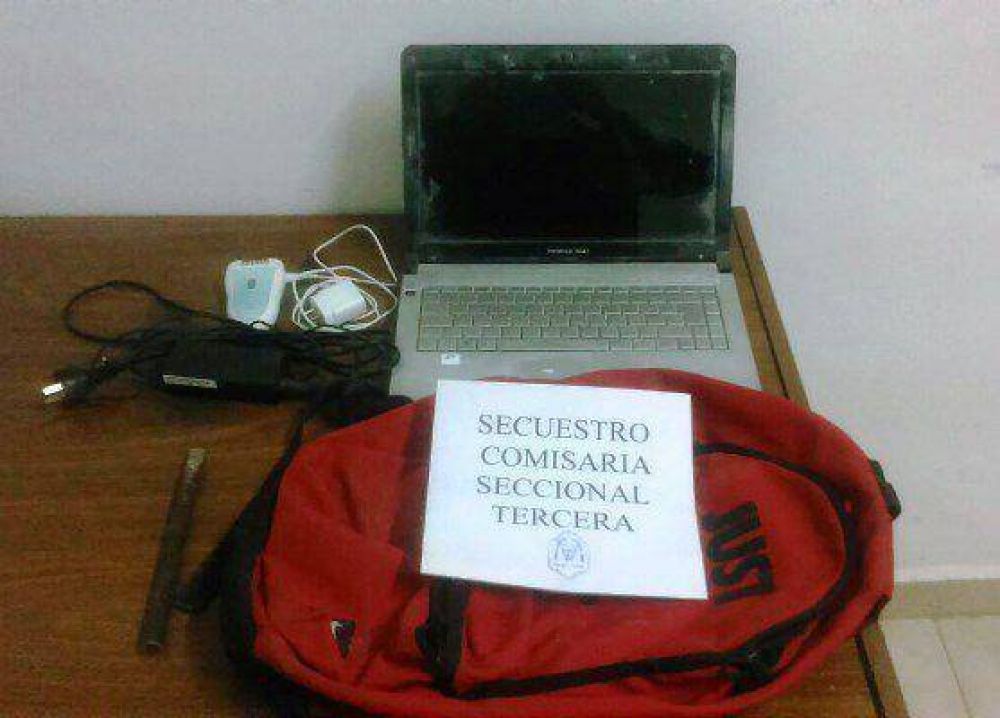 Detenido por dos robos en Santa Rosa