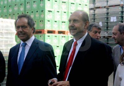 Perotti encabezar� un acto con Scioli este mi�rcoles en Santa Fe