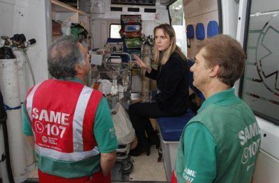 Gladys Gonz�lez: �Se puede implementar un SAME en Avellaneda�