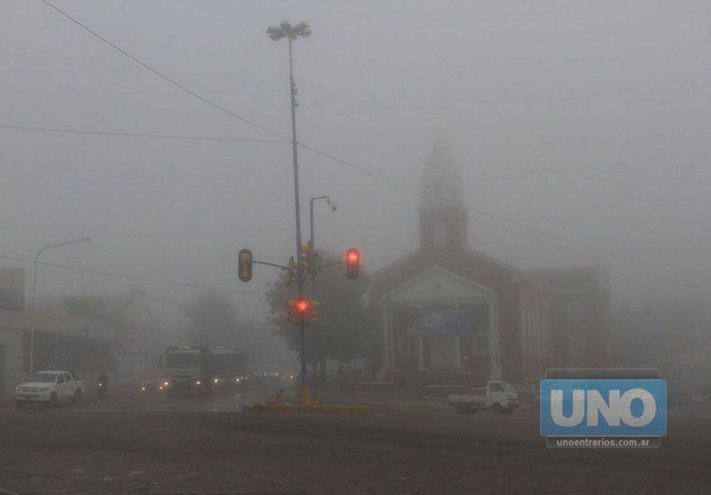 Banco de niebla cubre gran parte de Entre R�os
