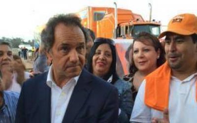Scioli en Exaltaci�n de la Cruz: 