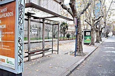 El paro que se cumpli� ayer alter� el movimiento habitual de la ciudad