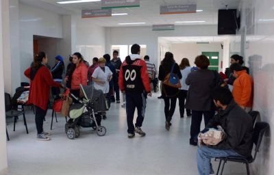 Ya funciona el hospital Metraux y est� casi al 100%