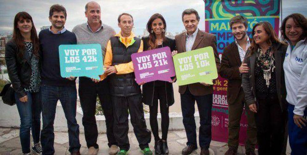 El intendente Gustavo Pulti lanz� el Marat�n Mar del Plata 2015
