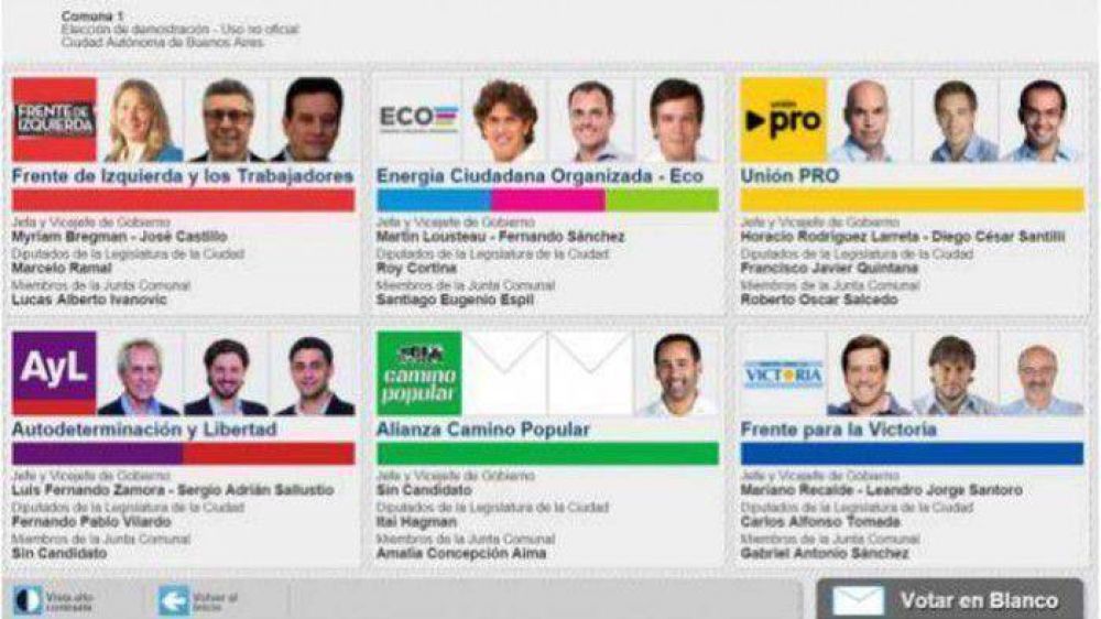 As� ser� la Boleta �nica Electr�nica para las elecciones de 5 de julio