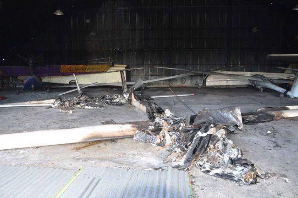 Planeadores: el incendio fue intencional