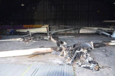 Planeadores: el incendio fue intencional