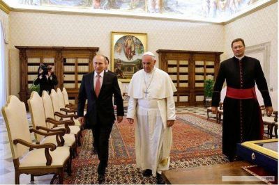 En una audiencia privada, Putin y el Papa y discutieron sobre Ucrania y la situaci�n en Medio Oriente