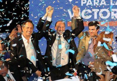 Urtubey y Scioli apoyaron a Perotti en Santa Fe