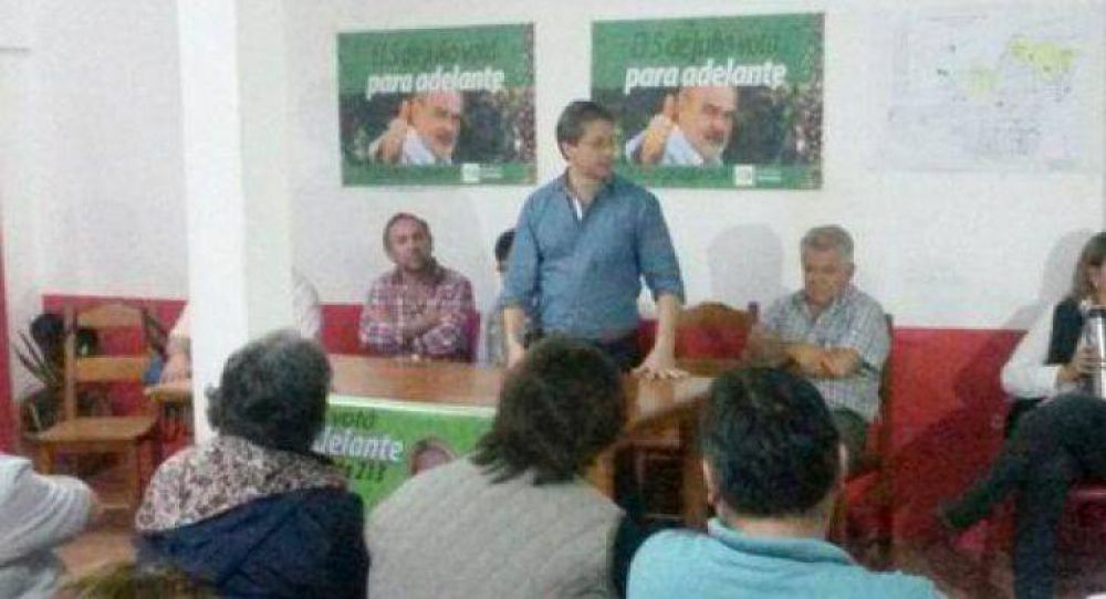 Vischi camina la provincia con optimismo