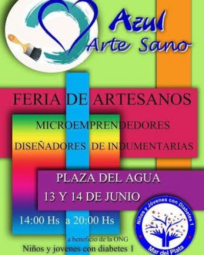 Azul Arte Sano, evento solidario