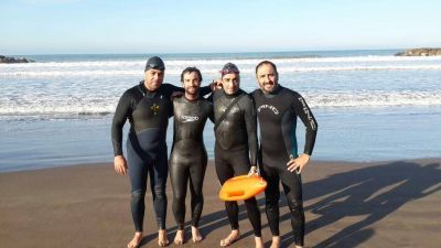 Malvinas: nadadores marplatenses cruzar�n el Estrecho de San Carlos