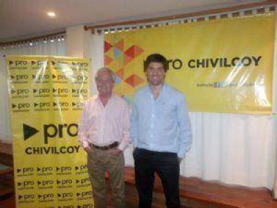Pinedo en Chivilcoy con propuestas agropecuarias