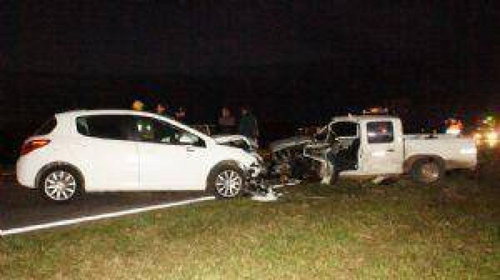 Cu�druple choque en la Ruta N� 5