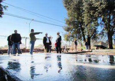 Comenz� la construcci�n del Destacamento Policial, en Pastor Bauman y Lugones