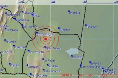 Un sismo sacudi� el norte de C�rdoba sin provocar heridos ni da�os colaterales