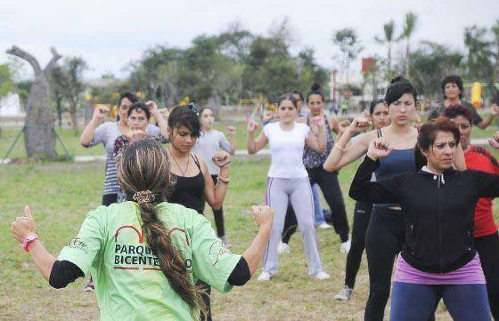 El Paque del Bicentenario cargado de actividad
