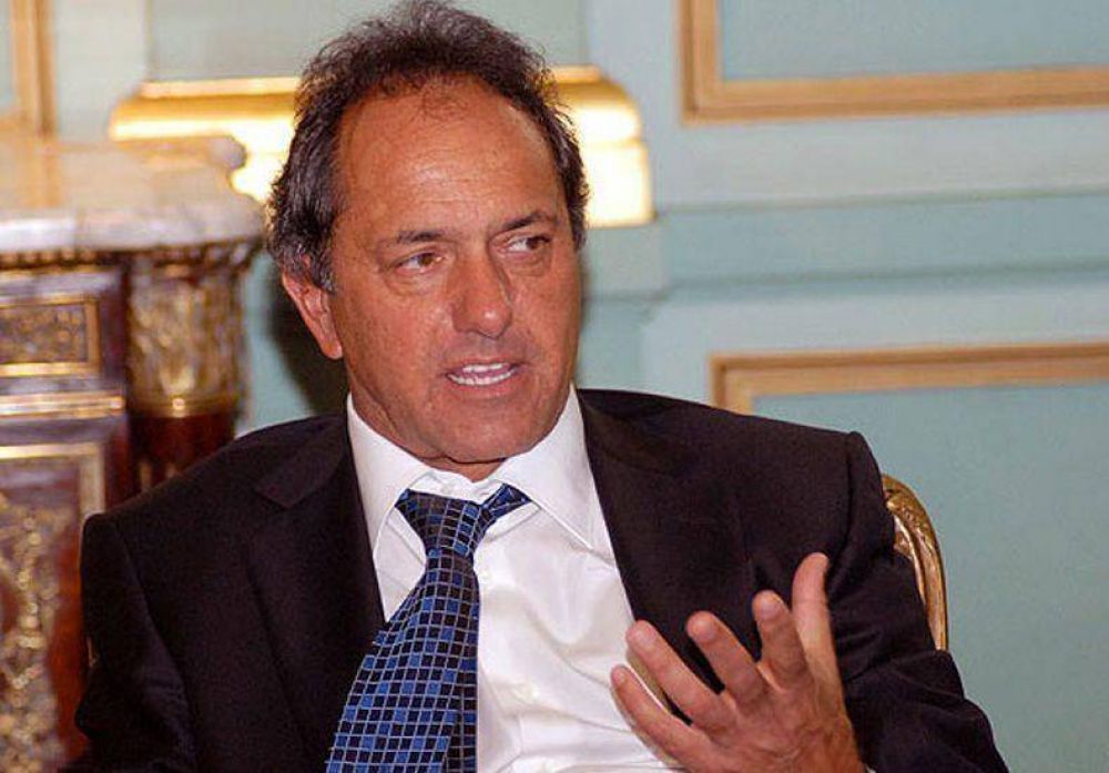 Scioli: �Las alianzas �en contra de� no generan confianza a la gente�