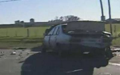Choque fatal en Ruta 142 altura Luj�n: Un muerto y dos heridos