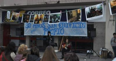 Conservatorio: Gran apoyo a la protesta por el edificio propio
