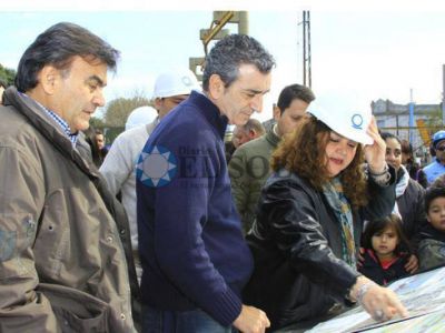 Randazzo recorri� obras junto a Guti�rrez