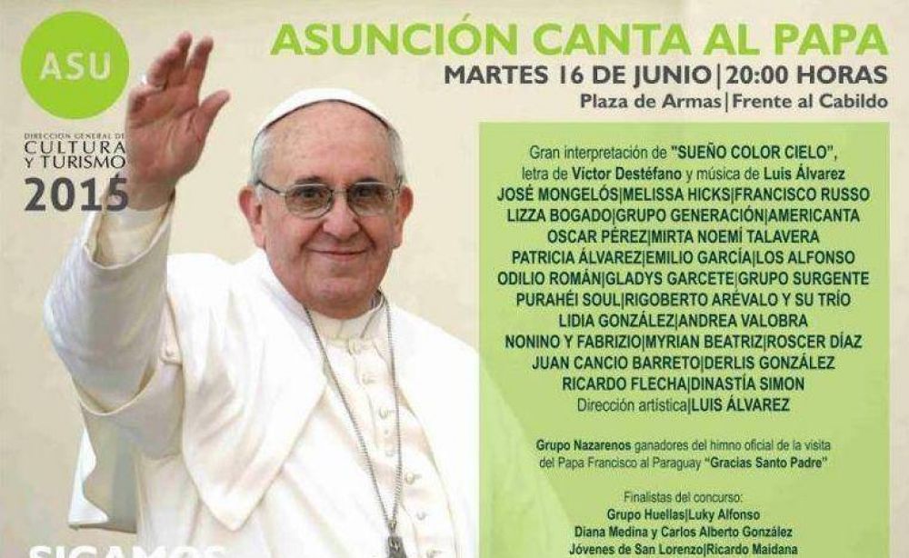 Invitan a festival en el marco de la visita papal