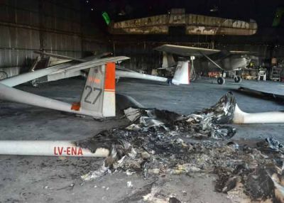 Incendio en el Club de Planeadores � La Comisi�n dice que est� confirmado que fue intencional