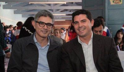 Molina y Orrego juntos en las Bodas de Plata de una escuela santaluce�a