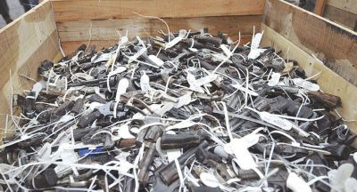 Desarme: el incentivo econ�mico por la entrega de armas llega a los $2000