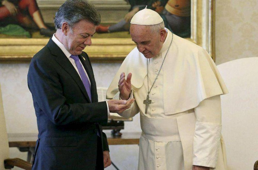 El Papa apoya el proceso de paz colombiano