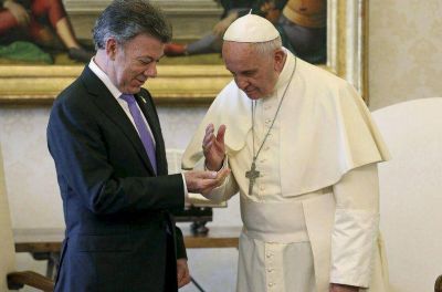 El Papa apoya el proceso de paz colombiano