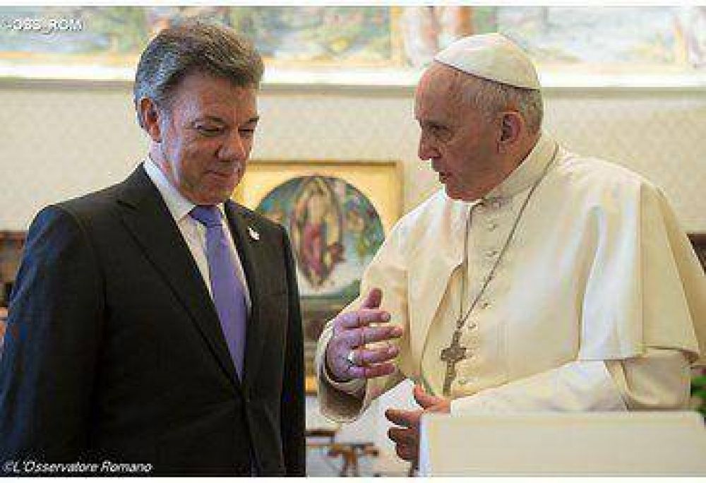 Audiencia del Papa Francisco con el Presidente de Colombia Juan Manuel Santos