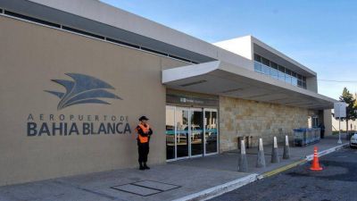 Hicieron la 1� prueba de las balizas en el aeropuerto local