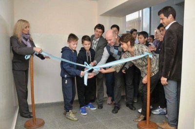 Inauguraron obras en el Colegio 9 de Julio