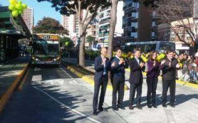 Macri inaugur� el Metrobus en Vicente L�pez y prometi� extender la red hasta San Isidro