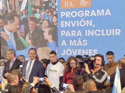 Scioli en Avellaneda